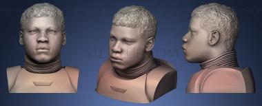 3D model John Boyega (STL)
